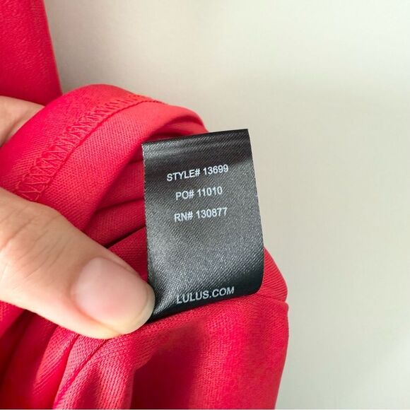 Lulus Mythical Kind of Love Strappy Maxi Dress Size L Red Formal Holiday Prom - Picture 6 of 6
